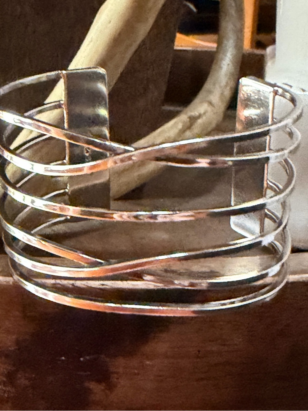 SILPADA. VINTAGE CRISS CROSS CUFF B1229